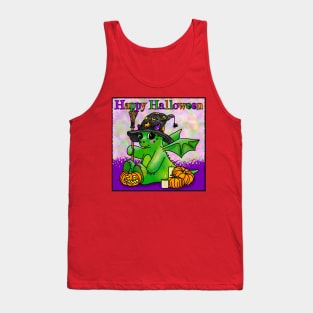 Happy Halloween says the little Halloween Dragon Tank Top